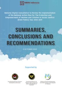 National Digital Consultation to Review RAN P3AKS Year 2014-2019 (Summaries, Conclusion, and Recommendations)