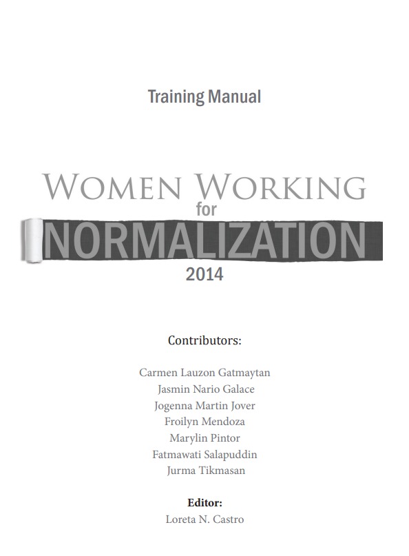 Women Working for Normalization