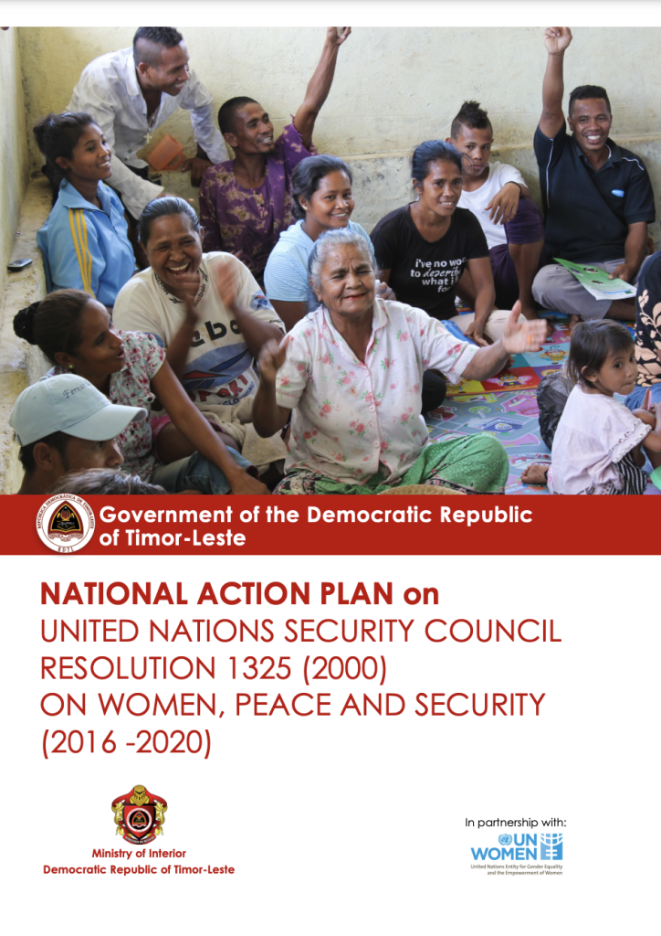 National Action Plan on United Nations Security Council Resolution 1325 ...